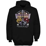 NCAA LSU Tigers vs. Alabama Crimson Tide Black 2012 BCS National Championship Game Dueling First Time Ever Pullover Hoodie Sweatshirt