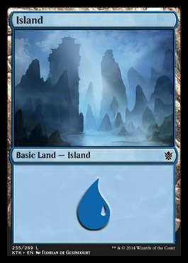 Magic: the Gathering - Island (255/269) - Khans of Tarkir - Foil