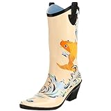 dav Women's Cowboy Rain Boot