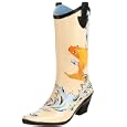 dav Women's Cowboy Rain Boot
