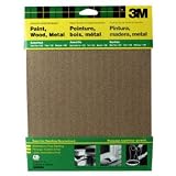 3M 9005NA 9 inch by 11 inch Aluminum Oxide Sandpaper, Assorted