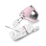 KitchenAid 7-Speed Digital Hand Mixer, Pink