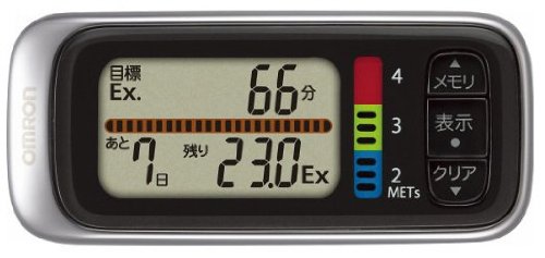 オムロン(OMRON) 歩数計 Walking style HJ-302-S シルバー