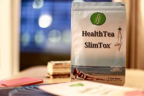 HealthTea SlimTox All Natural Herbal Weight Loss, Body Cleanse with SlimTox