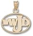 Oval Pierced "WWJD" Pendant - 14KT Gold Jewelry