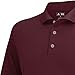 adidas Golf Men's Puremotion Solid Jersey Polo, Light Maroon/White, Medium