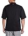Dickies Men's Donatello Short Sleeve Classic Chef Coat, Black, Medium