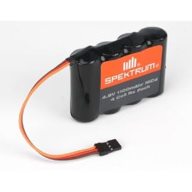 Spektrum 4.8V 1100mAh NiCD 4 Cell Receiver Pack by Spektrum