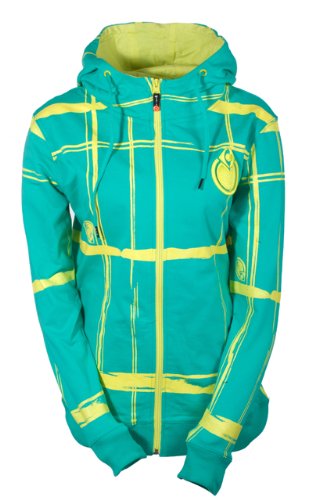 NOMIS Damen Hoody Painted Plaid OG&nbsp;, spearmint, XS Preisvergleich