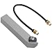 Dorian Tool ADNS Jet-Stream Square Shank Chromium Molybdenum Steel Thru Coolant DorNotch Threading Toolholder, Right Hand Cut, 1" Shank Width, 1" Shank Height, 3/16" Insert