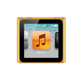 Apple iPod nano 8GB - Orange - 6th Generation (Latest Model - Launched Sept 2010)