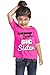 Ann Arbor T-shirt Co. Big Girls' AWESOME DAUGHTERS GET PROMOTED TO BIG SISTER