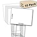 10 White Signs Blank 18'x24' & 10 Double H 10'x30' Stakes