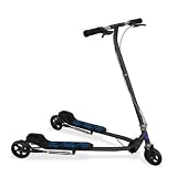 Slider The Unscooter - U6 - Three Wheel Action Scooter - Black