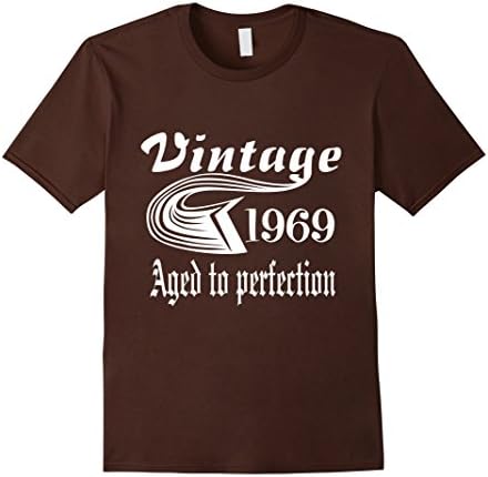 Men's Vintage 1969  Aged To Perfection t-shirt 3XL Brown