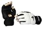 Tae Kwon Do Glove BLACK w/WHITE PADDING