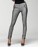 Knit Back Contrast Skinny Pant