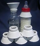 Baby Flipple Bottled Water Adapter - Bulk Pack Consisting of 5 Bottled Water Adapters