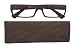 Brown Pinstripe Men's Reading Glasses with Coordinating Case By ICU