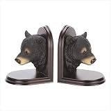 Black Bear Bookends Decorative Bears Library Book Ends