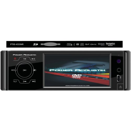 Power Acoustik PT-4333NR 4.3-Inch Exact-fit Din-Sized DVD Receiver