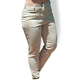 Ladies Cotton Full Seat Breeches -Tan -30