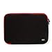 Apple MacBook MB063LL/B 13.3-inch Laptop Dual Mesh Neoprene Layer Netbook Sleeve Case - Black with Red