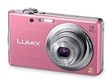 Panasonic Lumix DMC-FS16EG-P Digitalkamera (14 Megapixel, 4-fach opt. Zoom, 6,7 cm (2,7 Zoll) Display, bildstabilisiert) pink