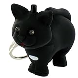 Cat LED Keychain Flashlight w/ Meow Sound