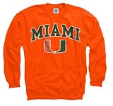Miami Hurricanes Orange Perennial II Crewneck Sweatshirt