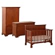 400 Series Two Piece Crib Set in Mahogany
