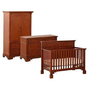 400 Series Two Piece Crib Set in Mahogany