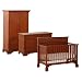 400 Series Two Piece Crib Set in Mahogany