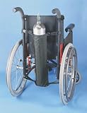 Wheelchair Oxygen Bag Black 27 L x 5 D Wheelchair Oxygen Bag Black 27 L x 5 D