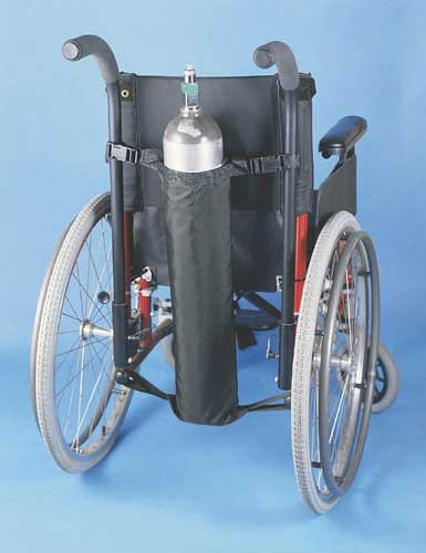 Wheelchair Oxygen Bag Black 27″ L x 5″ D