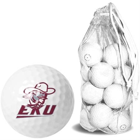 Eastern Kentucky Colonels Ncaa Clear Pack 15 Golf Balls