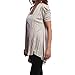 Rayon Short Sleeves Flyaway Cardigan Shawl Collar Shrug Cardi