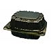 Choice-Pac L1H-1114-Blk Polypropylene Square Hot Clamshell Container with 2-Point Front Closure, 6" Length x 5-3/4" Width x 2-7/8" Height, Small, Black (Case of 300)