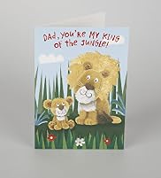 King of the Jungle Dad Birthday Card