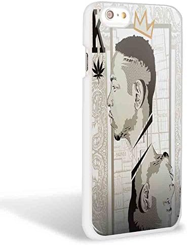 Kendrick Lamar card clear weed marijuana for iPhone 6/6s White Case