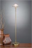 Holtkotter 6515/1 PB Polished Brass Aging Eye Contemporary / Modern Single Light Halogen Floor Lamp