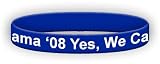 New Obama '08 Yes , We Can! Wristband