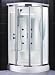 DreamLine SHJC-1238386-01 ATLANTICA Jetted and Steam Shower, White and Chrome