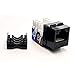 Beszin Cat.5E RJ45 110 Type Keystone Jack (50-Pack, Black)