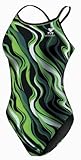 IMAGE OF TYR Women's Shockwave Diamondback Suit,Green,40