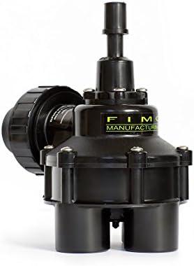 Fimco ManufacturingMini 4-Outlet Irrigation Indexing Valve, 1-Inch, Black