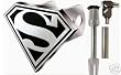 Superman Logo All Metal Hitch Plug Cover & Hitch Pin Lock