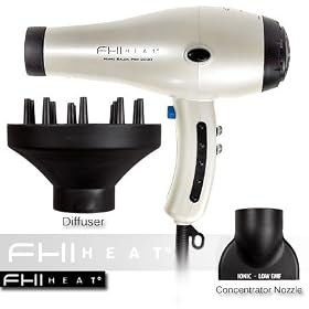 FHI Heat Nano Salon Pro 2000 White Tourmaline Hair Dryer