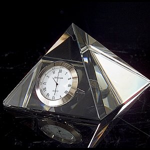 TRIANGLE CRYSTAL CLOCK
