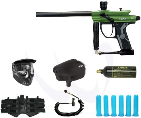 Spyder Kingman Fenix Paintball Marker Halo Power Package - Forest Green